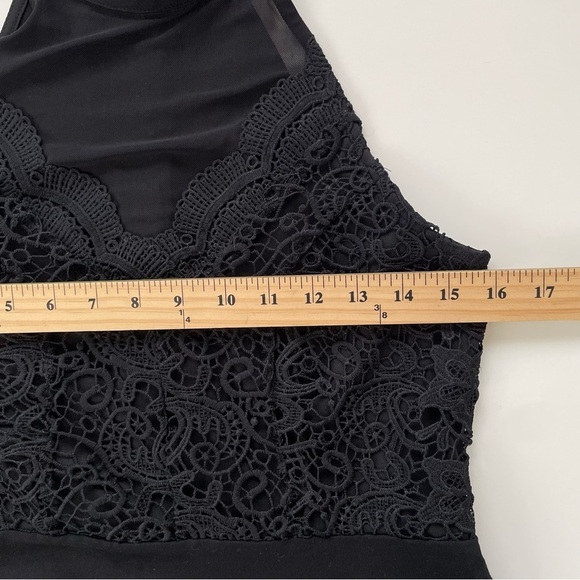 Francesca Blue Rain Black Wilamina Halter Dress Size Large, New with Tags NWT - Picture 8 of 10